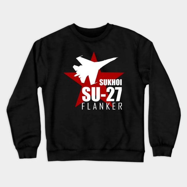 SU-27 Flanker Crewneck Sweatshirt by TCP